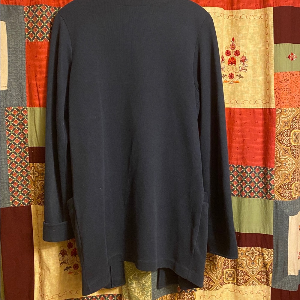 Weekenders Midnight Blue Long Knit Cardigsn - Picture 6 of 7